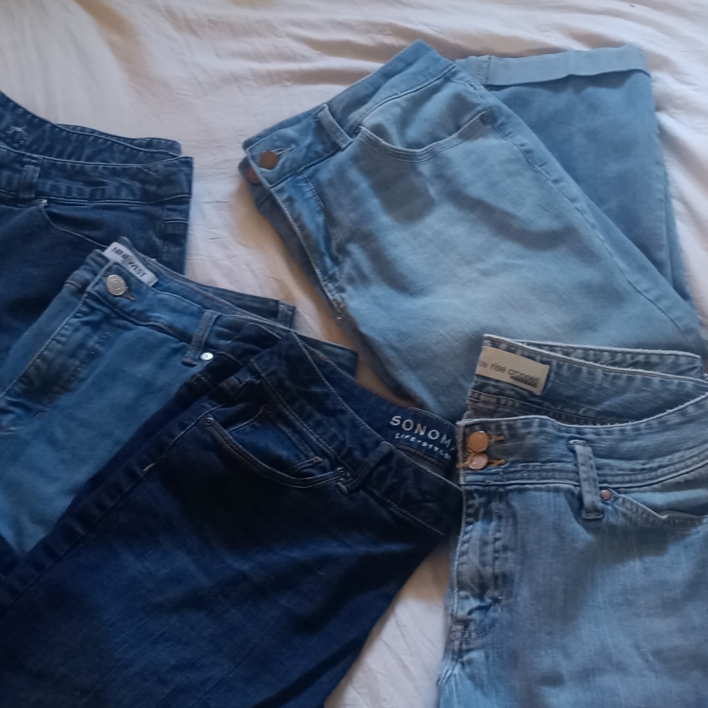 5 Pair of denim jeans Size 14 Bundle Deal 🎉 Great Condition!